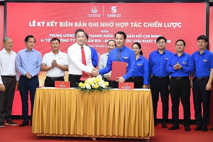 Trung ương Đoàn và SABECO ký kết biên bản ghi nhớ giai đoạn 2024 - 2026