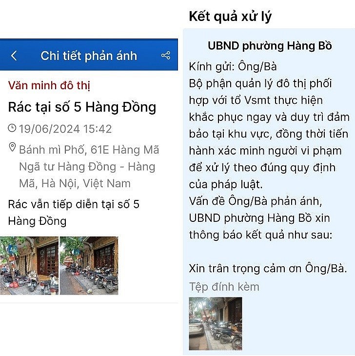 Ứng dụng iHaNoi: Kênh tiếp nhận, xử lý thông tin phản ánh về ô nhiễm môi trường