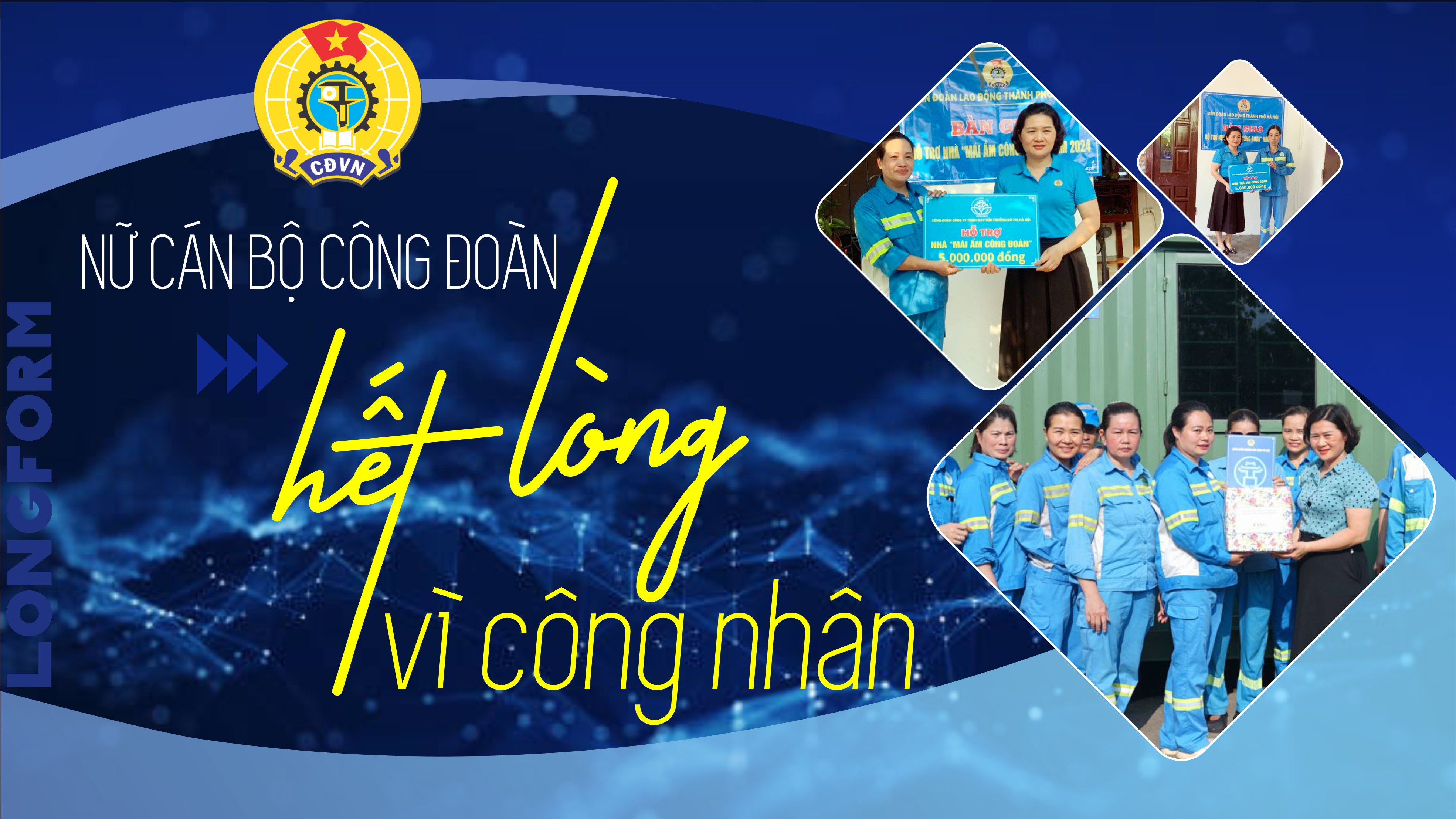 Nữ cán bộ Công đoàn hết lòng vì công nhân