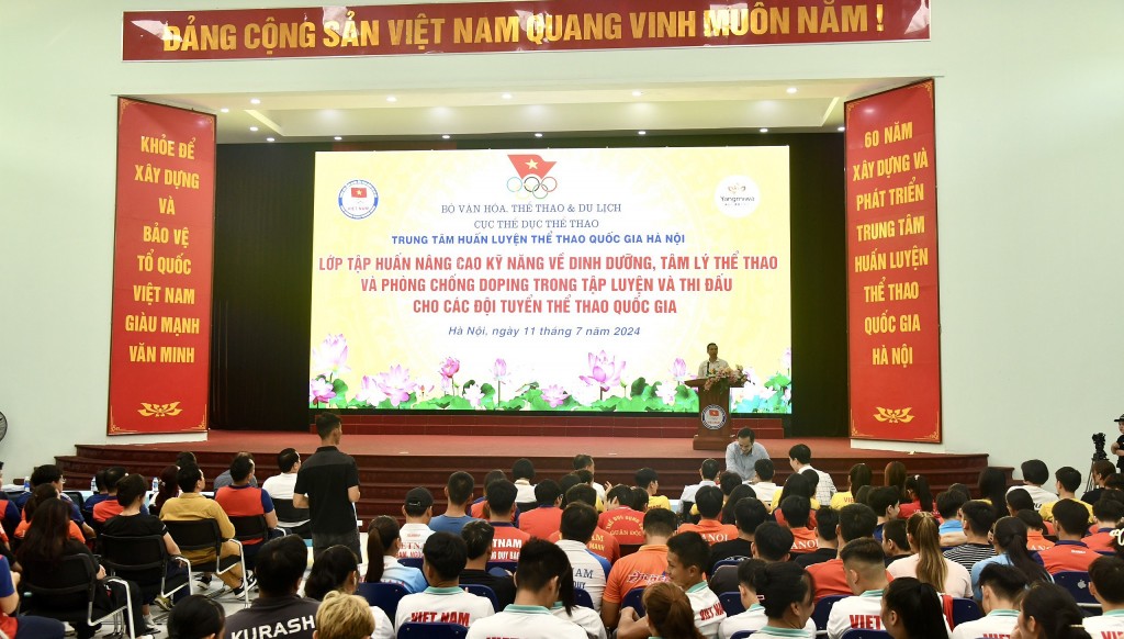 Nâng cao kỹ năng về dinh dưỡng, tâm lý và phòng chống Doping cho các đội tuyển