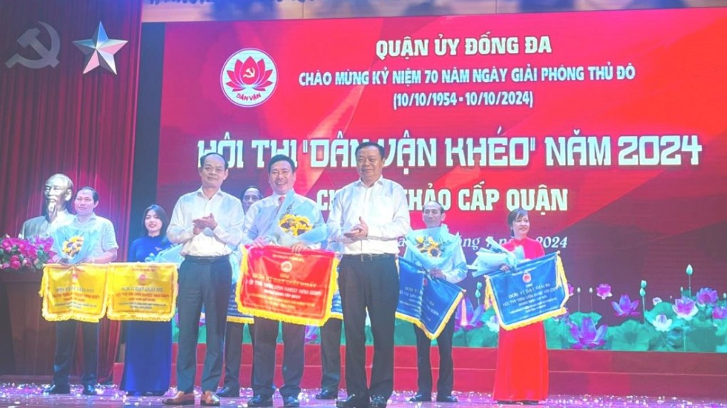 Chung khảo Hội thi “Dân vận khéo” quận Đống Đa năm 2024