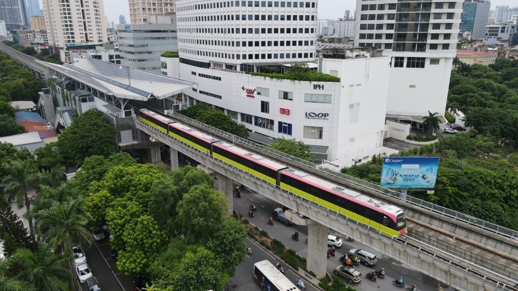 Khai thác thương mại đoạn trên cao của tuyến metro Nhổn - ga Hà Nội trước ngày 28/7