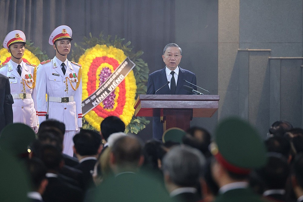 Toàn văn Lời điếu, tiễn đưa Tổng Bí thư Nguyễn Phú Trọng về nơi an nghỉ cuối cùng