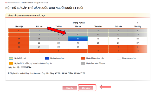 Quy trình đăng ký cấp Căn cước cho trẻ 0 14 tuổi qua Cổng dịch vụ công