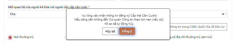 Quy trình đăng ký cấp Căn cước cho trẻ 0 14 tuổi qua Cổng dịch vụ công