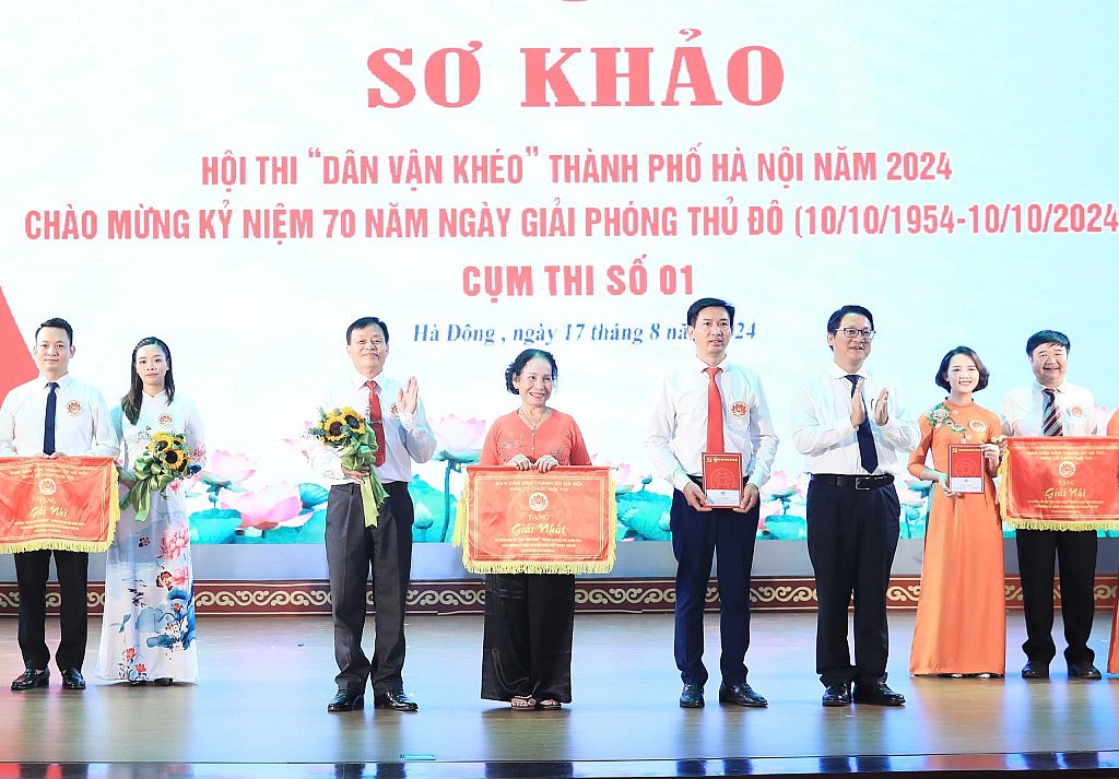 Sôi nổi Sơ khảo hội thi “Dân vận khéo” 2024 tại Cụm thi đua số 1