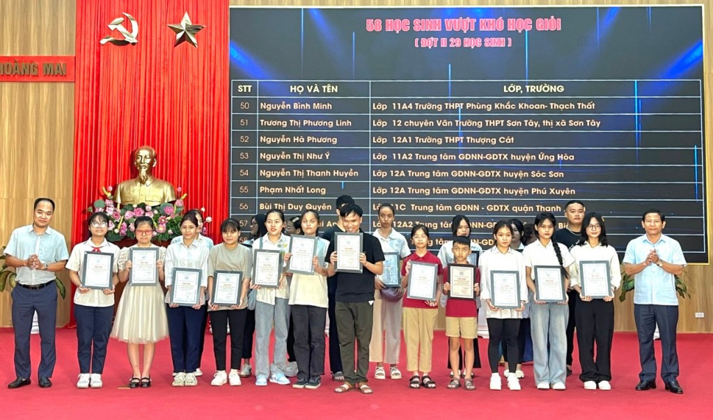 Tuyên dương 231 gương học sinh, sinh viên, người game bài uy tín
 tiêu biểu trong học tập năm 2024