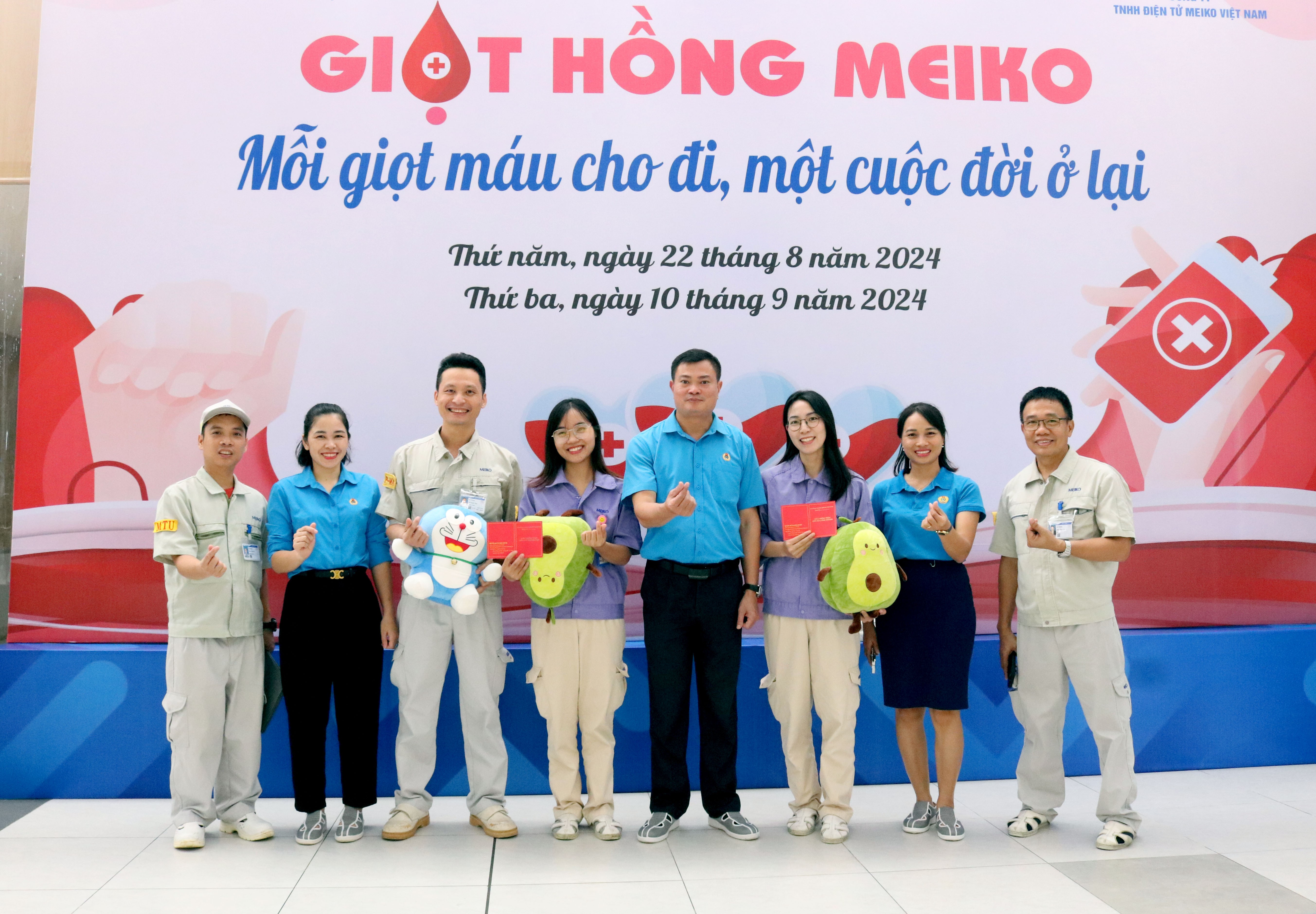 Lan tỏa tinh thần hiến máu tình nguyện tại Công ty TNHH Điện tử Meiko Việt Nam