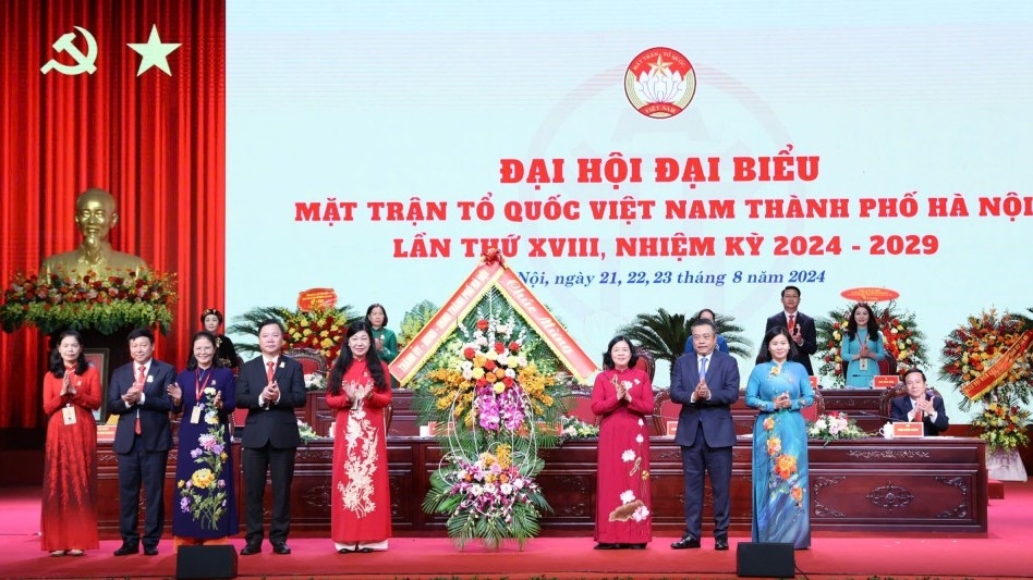 Khai mạc trọng thể Đại hội đại biểu MTTQ Việt Nam thành phố Hà Nội lần thứ XVIII, nhiệm kỳ 2024 - 2029