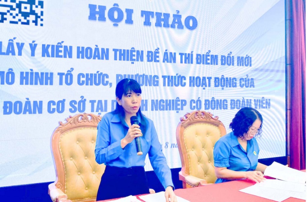 Xây dựng Đề án thí điểm đổi mới hoạt động của Công đoàn cơ sở tại doanh nghiệp có đông đoàn viên