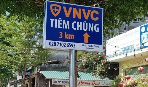 Công ty CP Vacxin Việt Nam bị xử phạt vì đặt biển quảng cáo trái phép