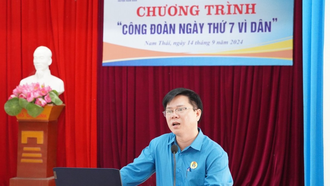 Nghệ An: LĐLĐ huyện Nam Đàn tổ chức chương trình “Công đoàn ngày thứ 7 vì dân”