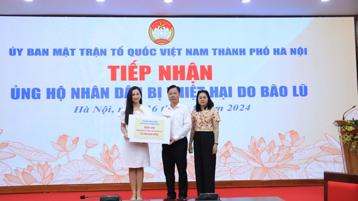 Hà Nội: Tiếp nhận hơn 61,4 tỷ đồng ủng hộ nhân dân bị thiệt hại do bão lũ