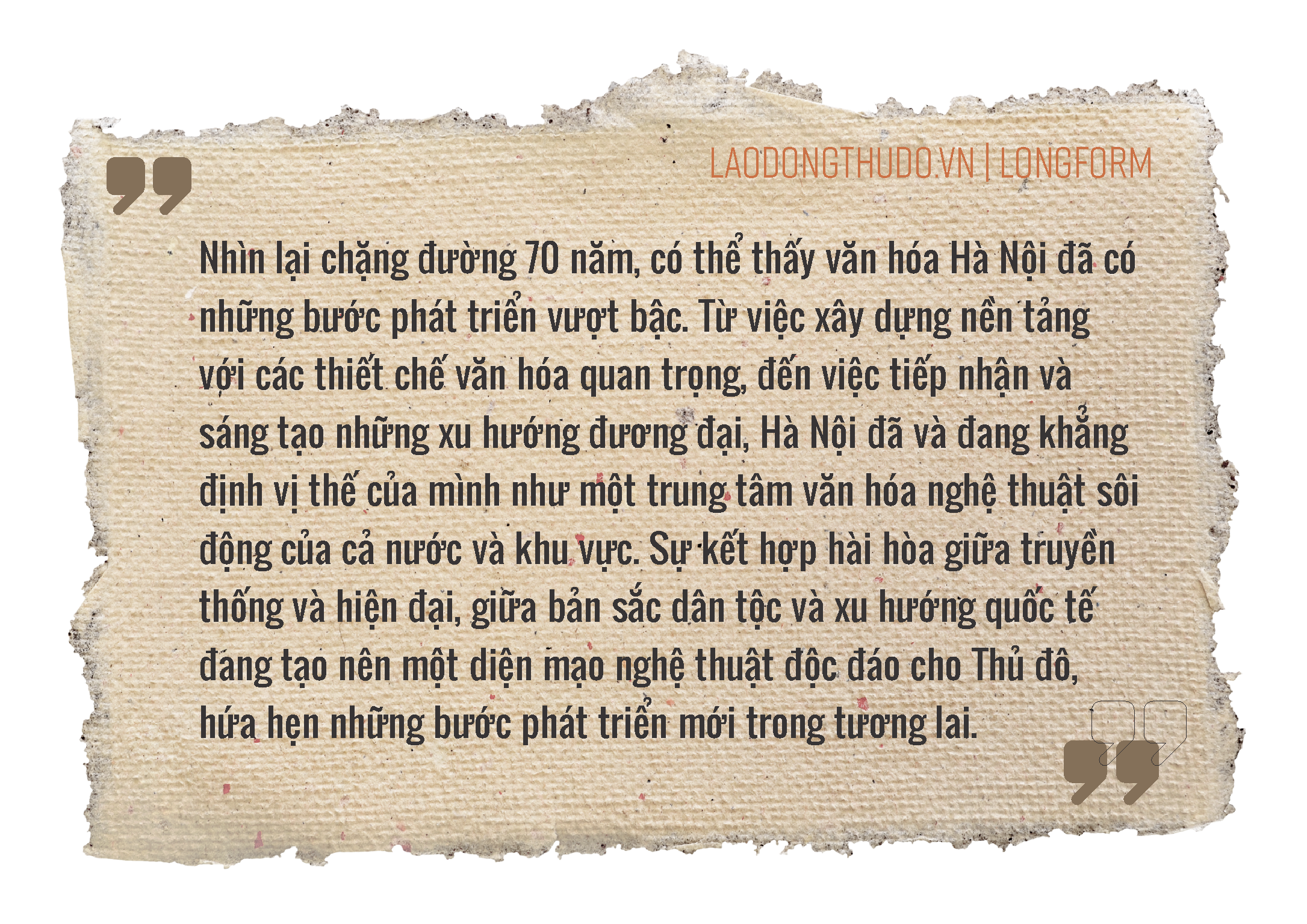 Dấu ấn văn hóa Thủ đô qua bảy thập kỷ kể từ Ngày Giải phóng