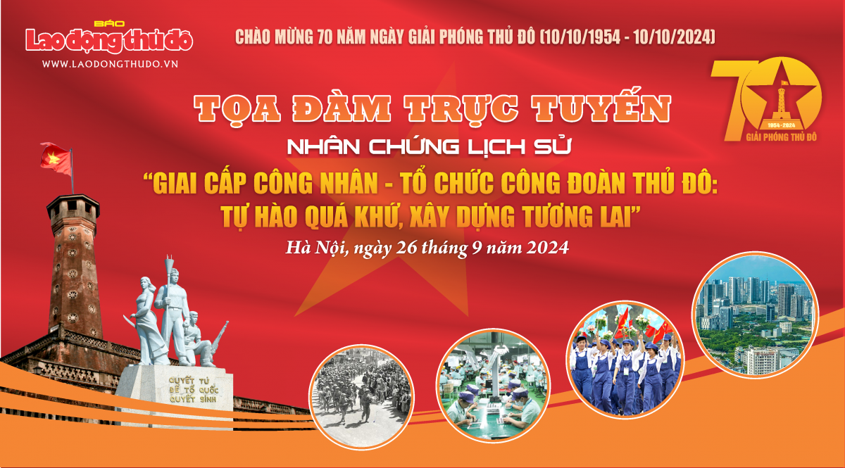 “Giai cấp Công nhân - Tổ chức Công đoàn Thủ đô: Tự hào quá khứ, xây dựng tương lai”