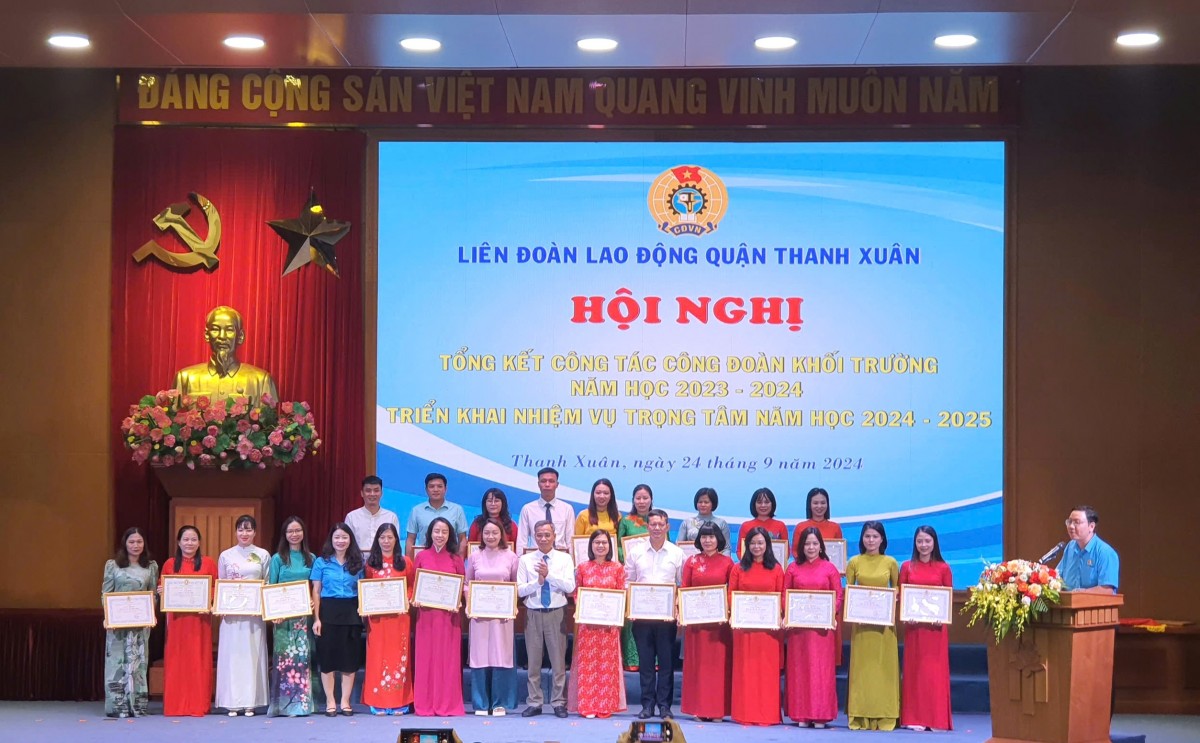 Công đoàn khối trường học quận Thanh Xuân: Đổi mới, tổ chức hiệu quả các hoạt động