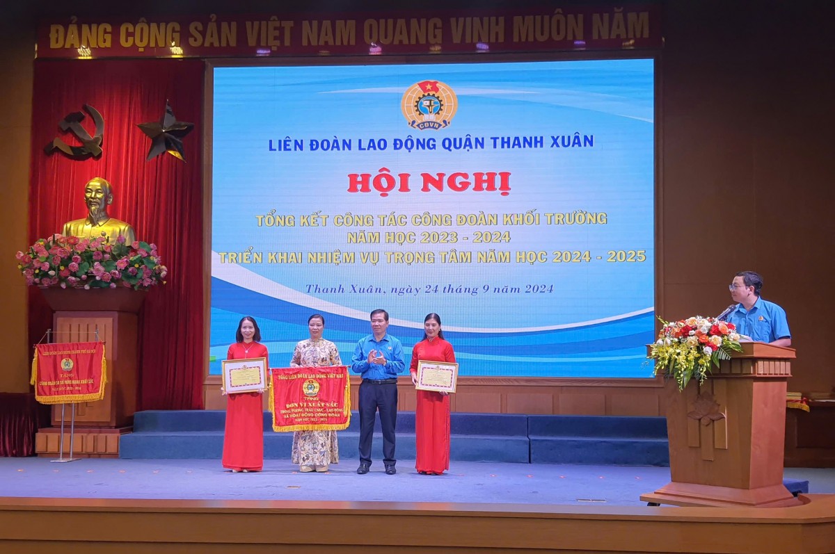 Công đoàn khối trường học quận Thanh Xuân: Đổi mới, tổ chức hiệu quả các hoạt động