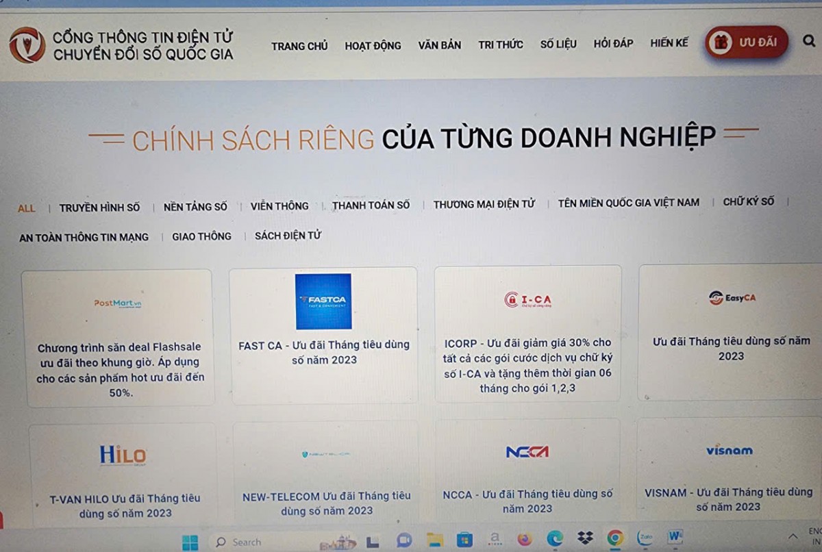 Nhiều ưu đãi cho người dân trong “Tháng tiêu dùng số” năm 2024