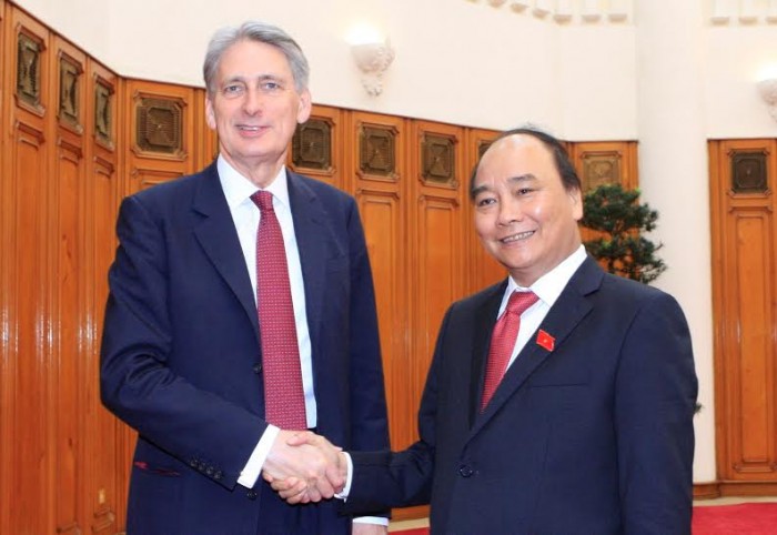 Ngoại trưởng Anh Philip Hammond thăm Việt Nam