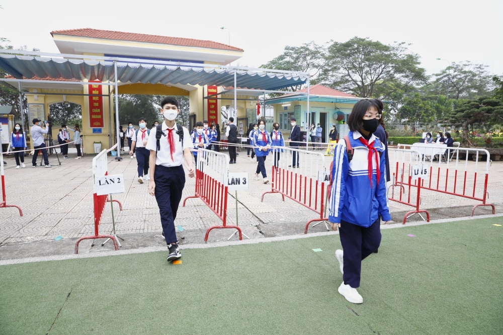 Thanh Trì đảm bảo các điều kiện an toàn đón học sinh tiểu học trở lại trường