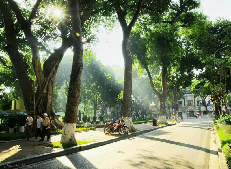 ha noi sau con mua