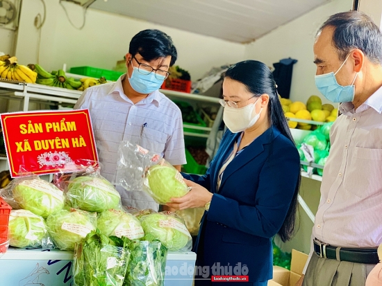 Thanh Trì: Khai trương điểm kết nối giới thiệu và tiêu thụ nông sản an toàn