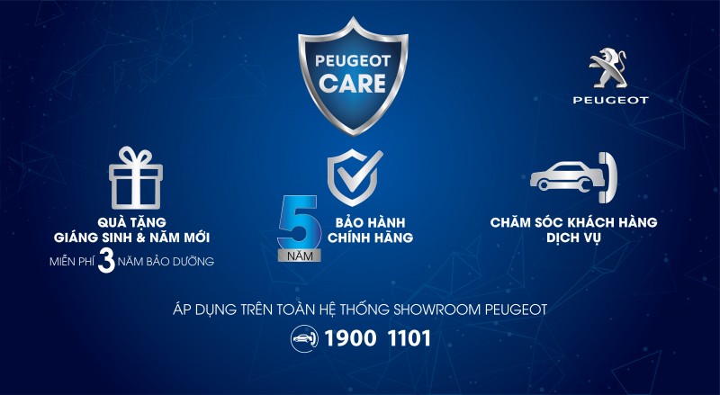 peugeot danh uu dai va cham soc dac biet cho khach hang