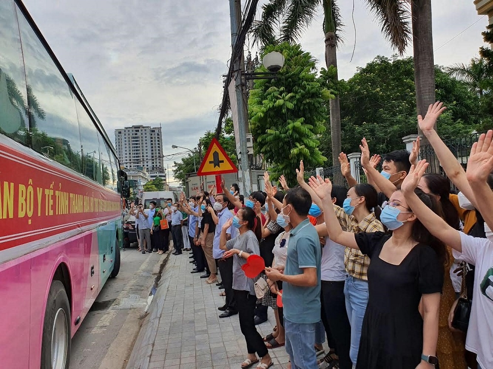 Thanh Hoá, Nghệ An tiếp tục cử thêm thầy thuốc hỗ trợ Bình Dương, Đồng Nai phòng, chống dịch