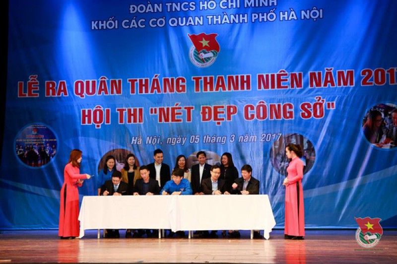 Tích cực tham gia lễ ra quân Tháng Thanh niên năm 2017