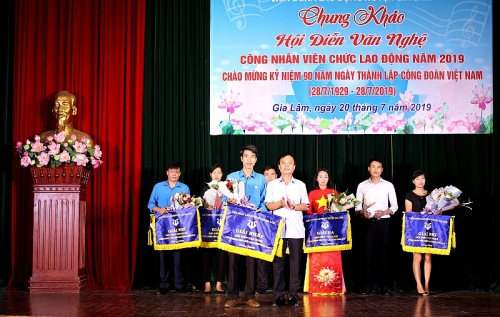 tung bung hoi dien van nghe cnvcld huyen gia lam nam 2019