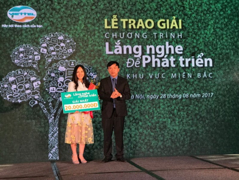 Viettel trao thưởng cho các khách hàng góp ý xuất sắc nhất về sản phẩm dịch vụ