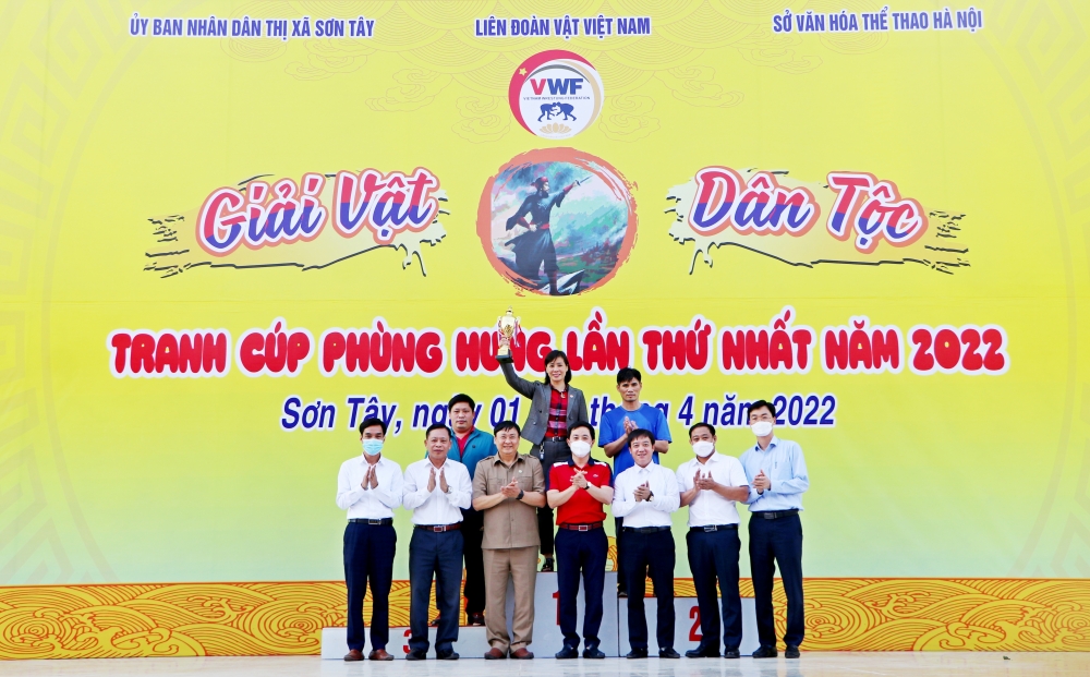 Sơn Tây bế mạc giải vật tranh cúp Phùng Hưng lần thứ nhất năm 2022