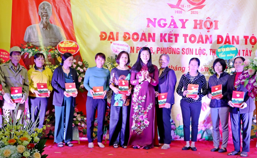 Sơn Tây: Sôi nổi Ngày hội đại đoàn kết toàn dân