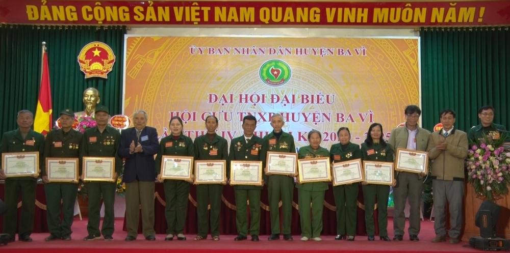 Đại hội Cựu thanh niên xung phong huyện Ba Vì lần thứ IV