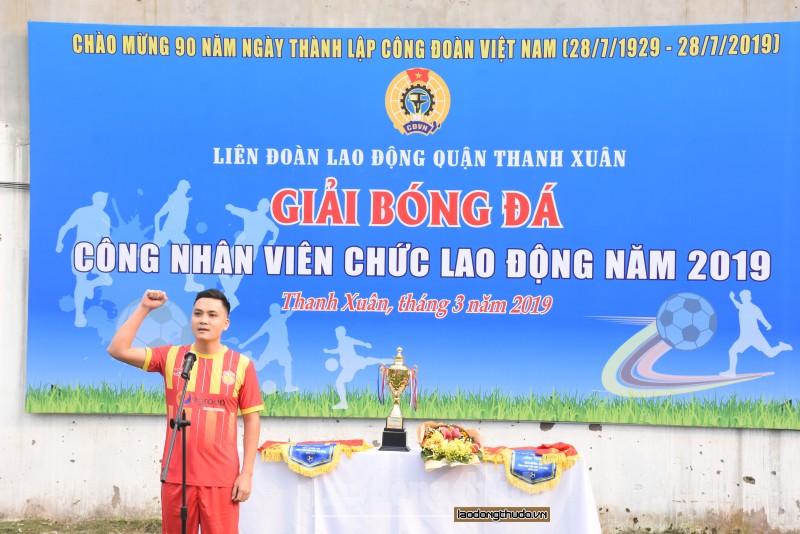 soi noi giai bong da cnvcld quan thanh xuan nam 2019