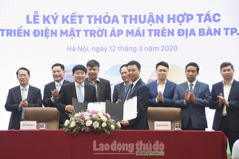 Hợp tác phát triển năng lượng điện mặt trời áp mái