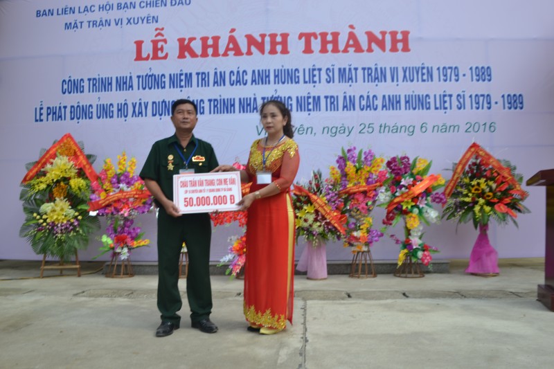 Khánh thành nhà tưởng niệm các Anh hùng liệt sỹ mặt trận Vị Xuyên