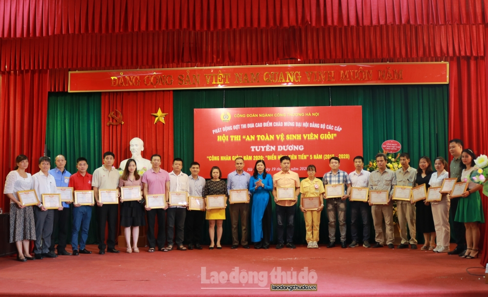 cong doan nganh cong thuong ha noi phat dong dot thi dua cao diem chao mung dai hoi dang bo cac cap 1