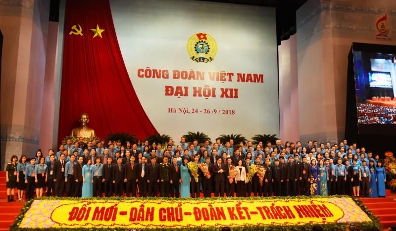 dai hoi xii cong doan viet nam nhiem ky 2018 2023 thanh cong tot dep