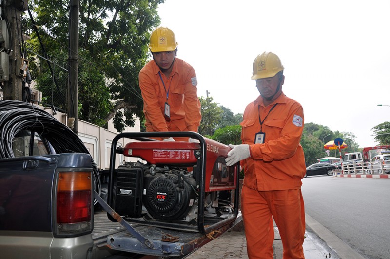 dam bao dien phuc vu cac hoat dong ky niem ngay giai phong thu do