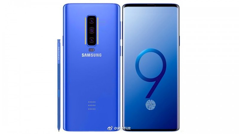 Siêu phẩm Galaxy Note 9 tuyệt đẹp với 3 camera sau, vân tay dưới màn hình