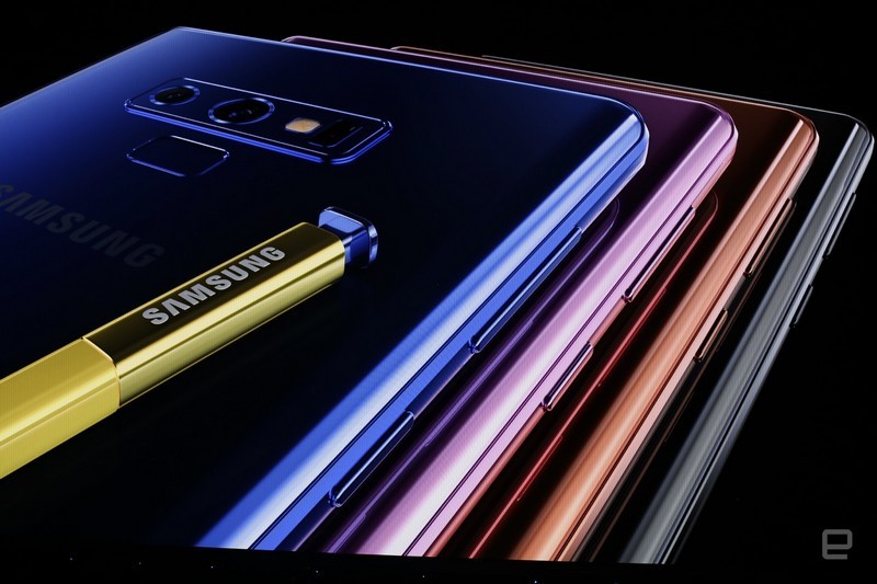 Siêu phẩm Galaxy Note 9 ra mắt với Pin 4.000 mAh, bộ nhớ lên đến 512 GB