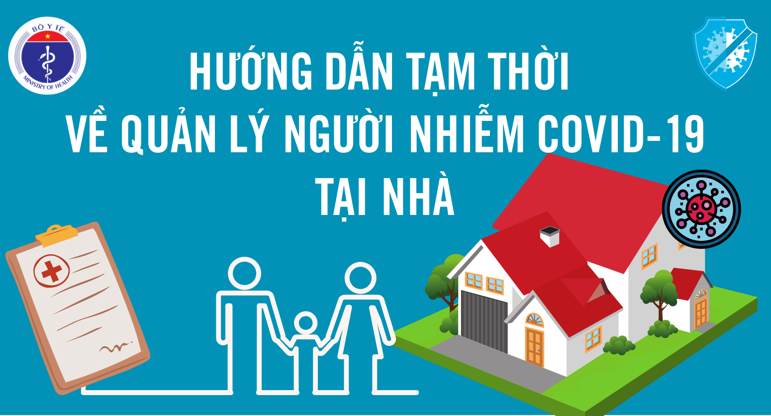 [Infographic] Hướng dẫn tạm thời về quản lý người nhiễm Covid-19 tại nhà