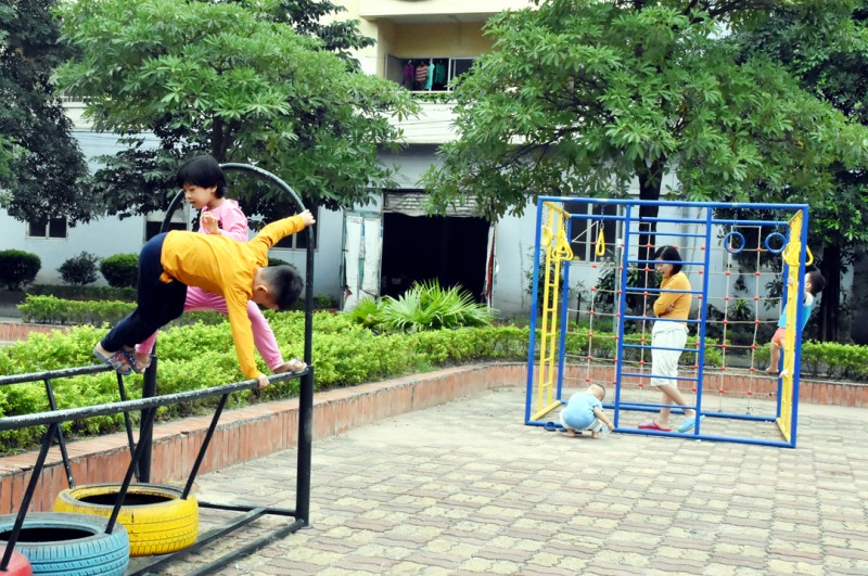 Tạo sân chơi cho con em công nhân