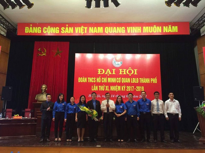 Đại hội Đoàn TNCS Hồ Chí Minh cơ quan LĐLĐ thành phố Hà Nội