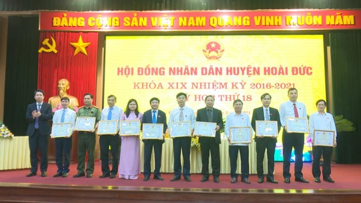 Hội đồng nhân dân huyện Hoài Đức tổ chức kỳ họp thứ 18 nhiệm kỳ 2016-2021