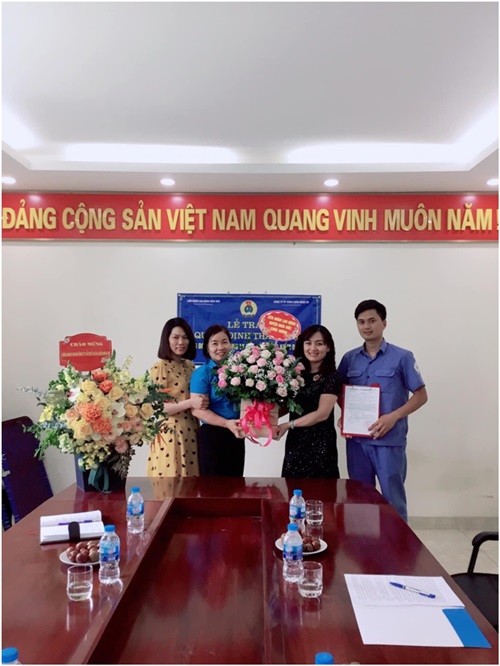 thanh lap cong doan co so cong ty co pha n dang kie m dong do