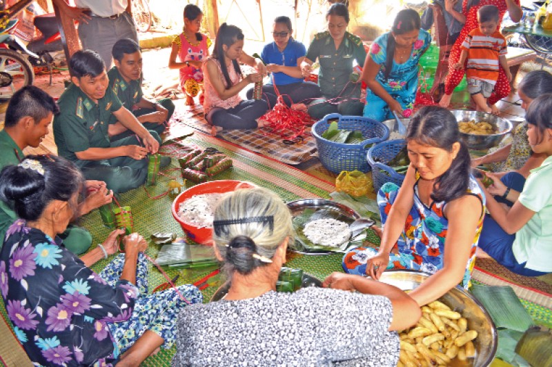 Xuân về nơi biên giới Tây Nam