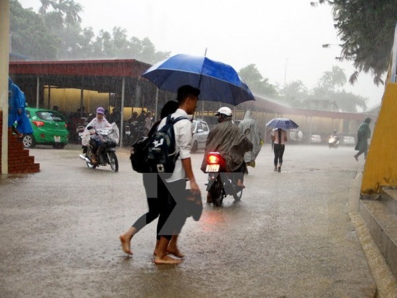 thu do ha noi nhieu may ngay co mua rao va dong vai noi