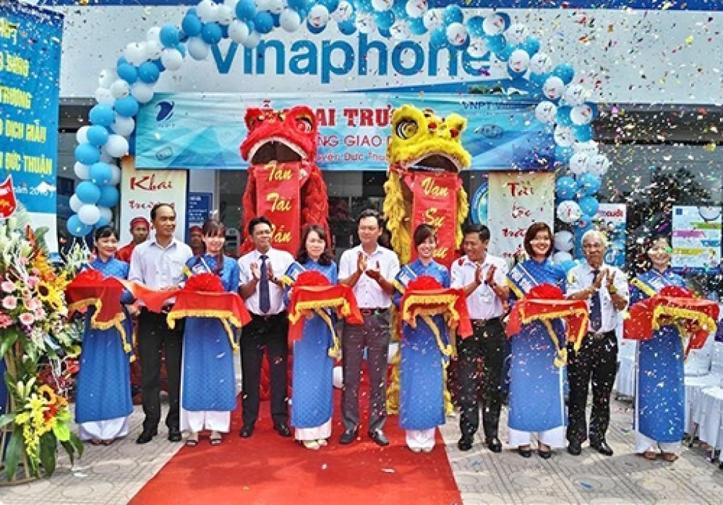 vnpt vinaphone ha noi khai truong diem giao dich mau